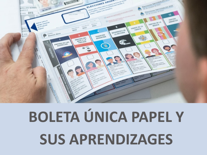 Boleta Única Papel y sus aprendizajes